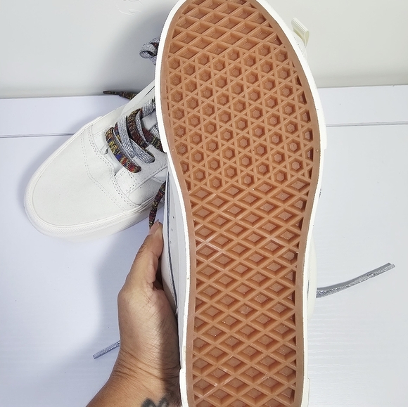 Vans Knu Stack White Platform Sneakers Women's Size 10 Men's Size 8.5 - Picture 11 of 11